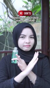penggunaan serum reglow